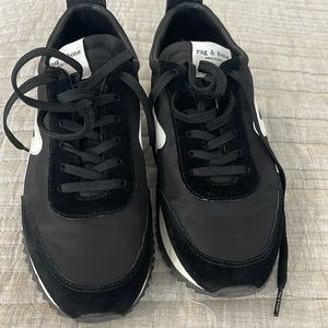 Retro runner size 38.5 black shoes Rag & Bone